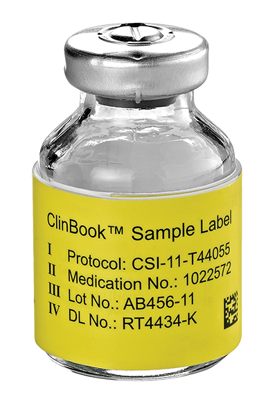 clinbook- medical label yellow